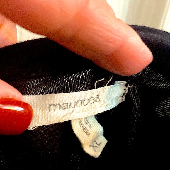 Maurice’s flowy dressy XL black shirt. Goes with just about anything! - Picture 7 of 7